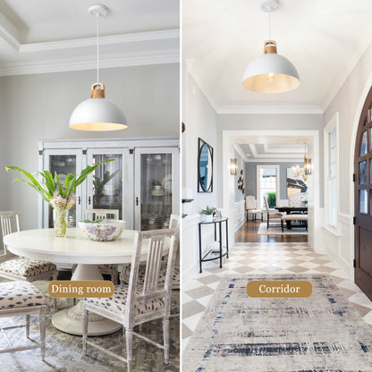 Lampada a sospensione moderna a 1 luce con interruttore a spina per isola cucina