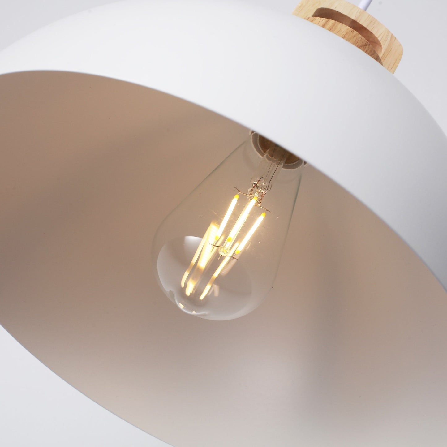 Lampada a sospensione moderna a 1 luce con interruttore a spina per isola cucina