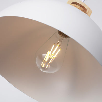 Lampada a sospensione moderna a 1 luce con interruttore a spina per isola cucina