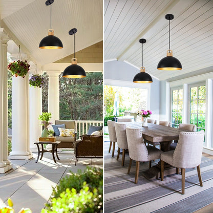 Lampada a sospensione moderna a 1 luce con interruttore a spina per isola cucina