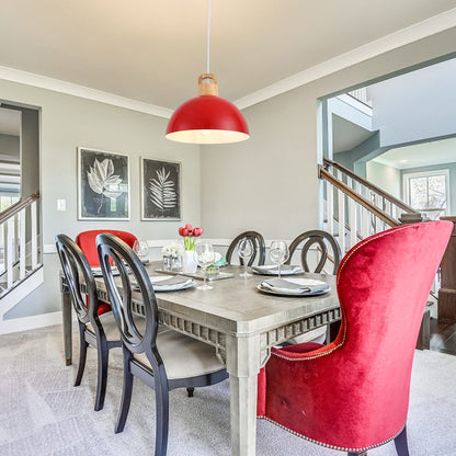 Lampada a sospensione moderna a 1 luce con interruttore a spina per isola cucina