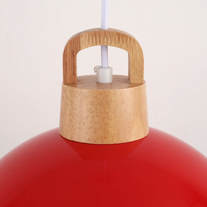 Lampada a sospensione moderna a 1 luce con interruttore a spina per isola cucina