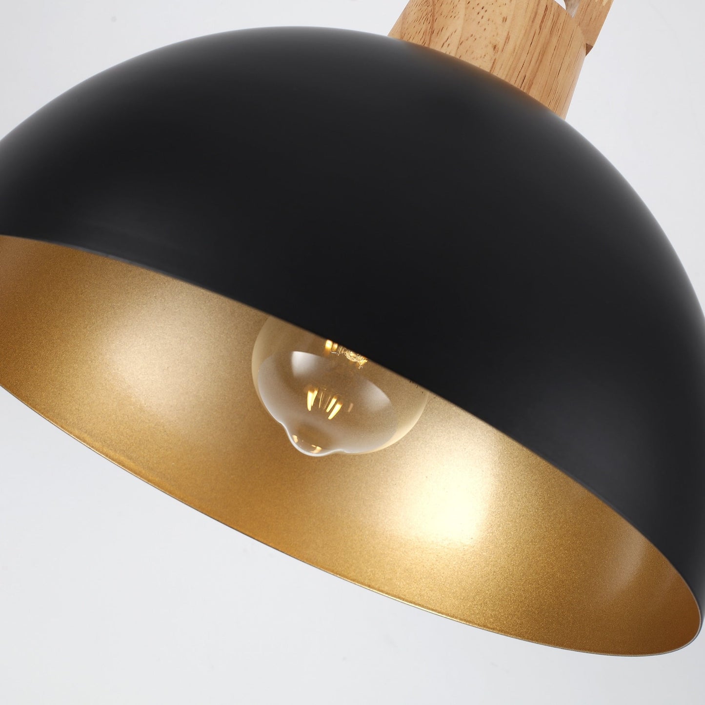 Lampada a sospensione moderna a 1 luce con interruttore a spina per isola cucina