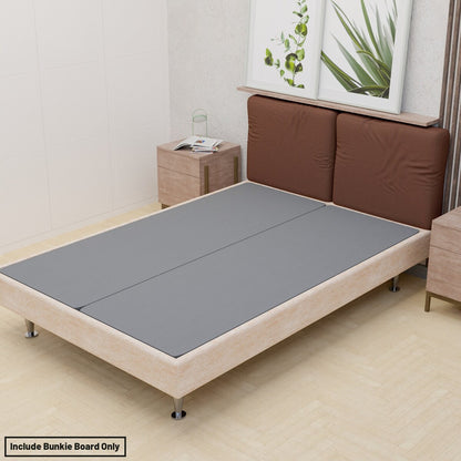 Supporto per materasso/letto completamente assemblato da 1,5 pollici, set da 2 - Grigio