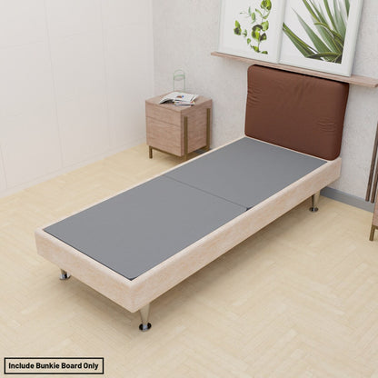 Supporto per materasso/letto completamente assemblato da 1,5 pollici, set da 2 - Grigio