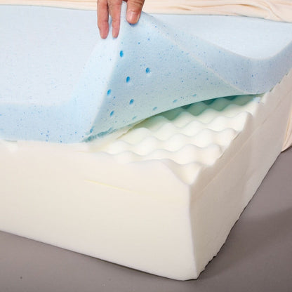 Materasso COOL a 3 strati da 10 pollici, medio-rigido