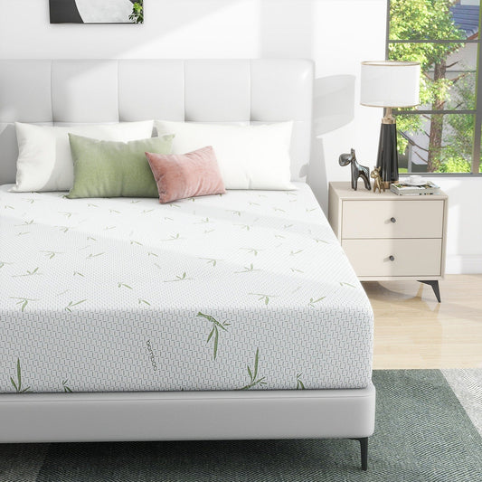 Materasso in memory foam con gel rinfrescante da 10 pollici / Schiuma in gel rinfrescante / Allevia la pressione / Certificato CertiPUR-US / Bed-in-a-Box