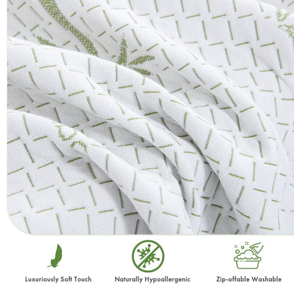 Materasso in memory foam con gel rinfrescante da 10 pollici / Schiuma in gel rinfrescante / Allevia la pressione / Certificato CertiPUR-US / Bed-in-a-Box