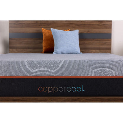 Materasso matrimoniale da 10 pollici in memory foam grigio carbone con infusione di gel