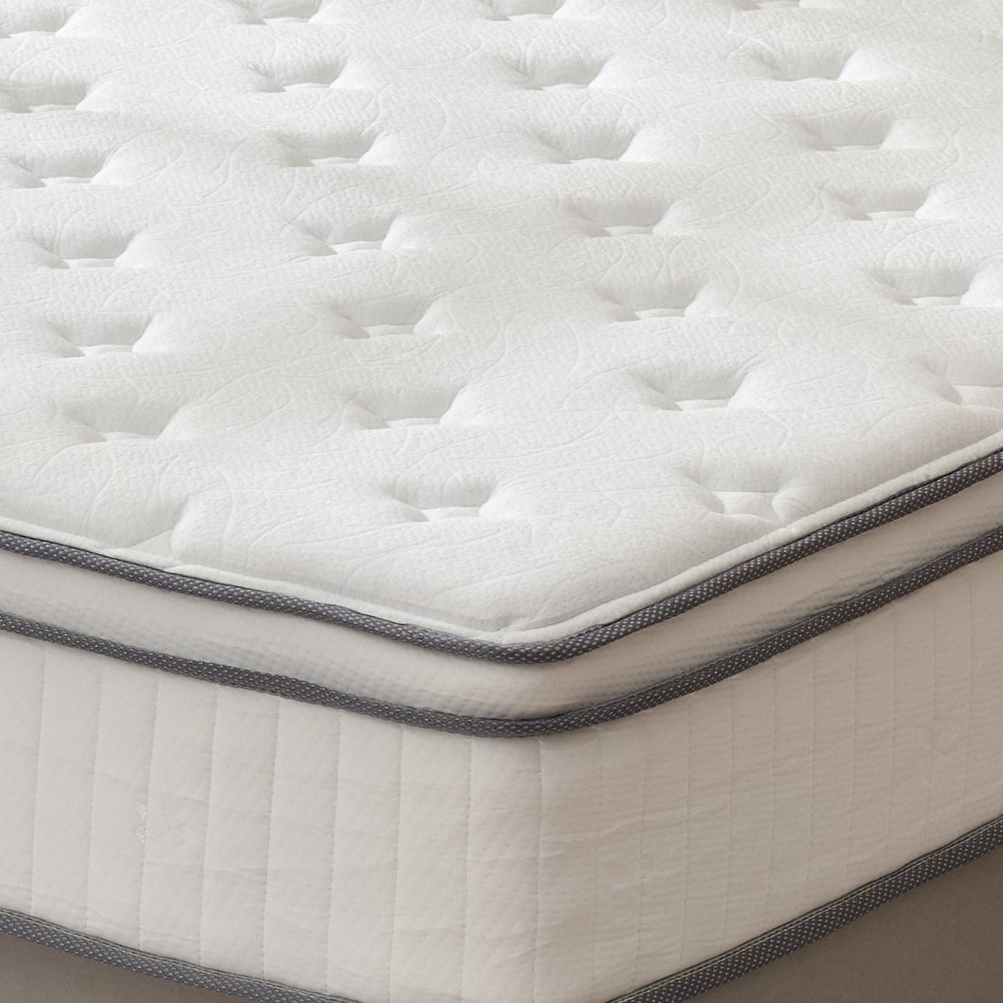 Materasso matrimoniale da 10 pollici, materasso ibrido matrimoniale, materasso in memory foam a molle insacchettate, materasso a basso trasferimento di movimento in una scatola