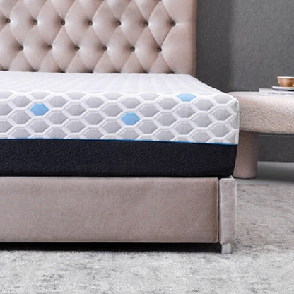 Materasso in memory foam king size da 10 pollici, materasso in una scatola, memory foam in gel con carbone di bambù infuso