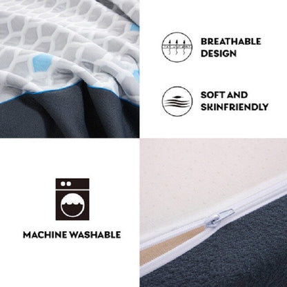 Materasso in memory foam king size da 10 pollici, materasso in una scatola, memory foam in gel con carbone di bambù infuso