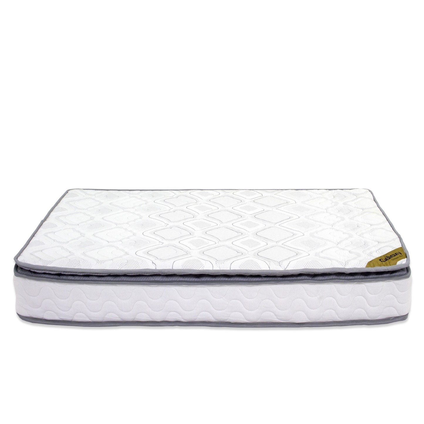 Materasso a molle insacchettate con rivestimento in schiuma semirigida da 9 pollici, completamente assemblato, ottimo per la schiena.