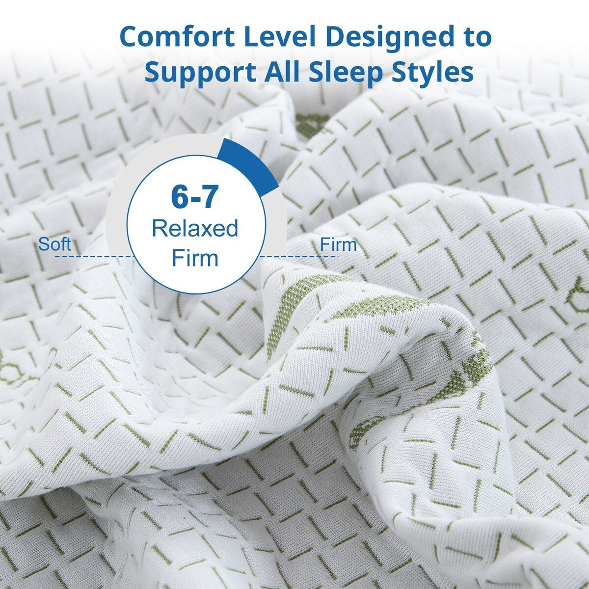 Materasso in memory foam da 10 pollici / Schiuma in gel rinfrescante / Allevia la pressione / Certificato CertiPUR-US / Bed-in-a-Box