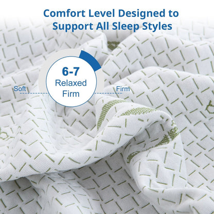 Materasso in memory foam da 10 pollici / Schiuma in gel rinfrescante / Allevia la pressione / Certificato CertiPUR-US / Bed-in-a-Box