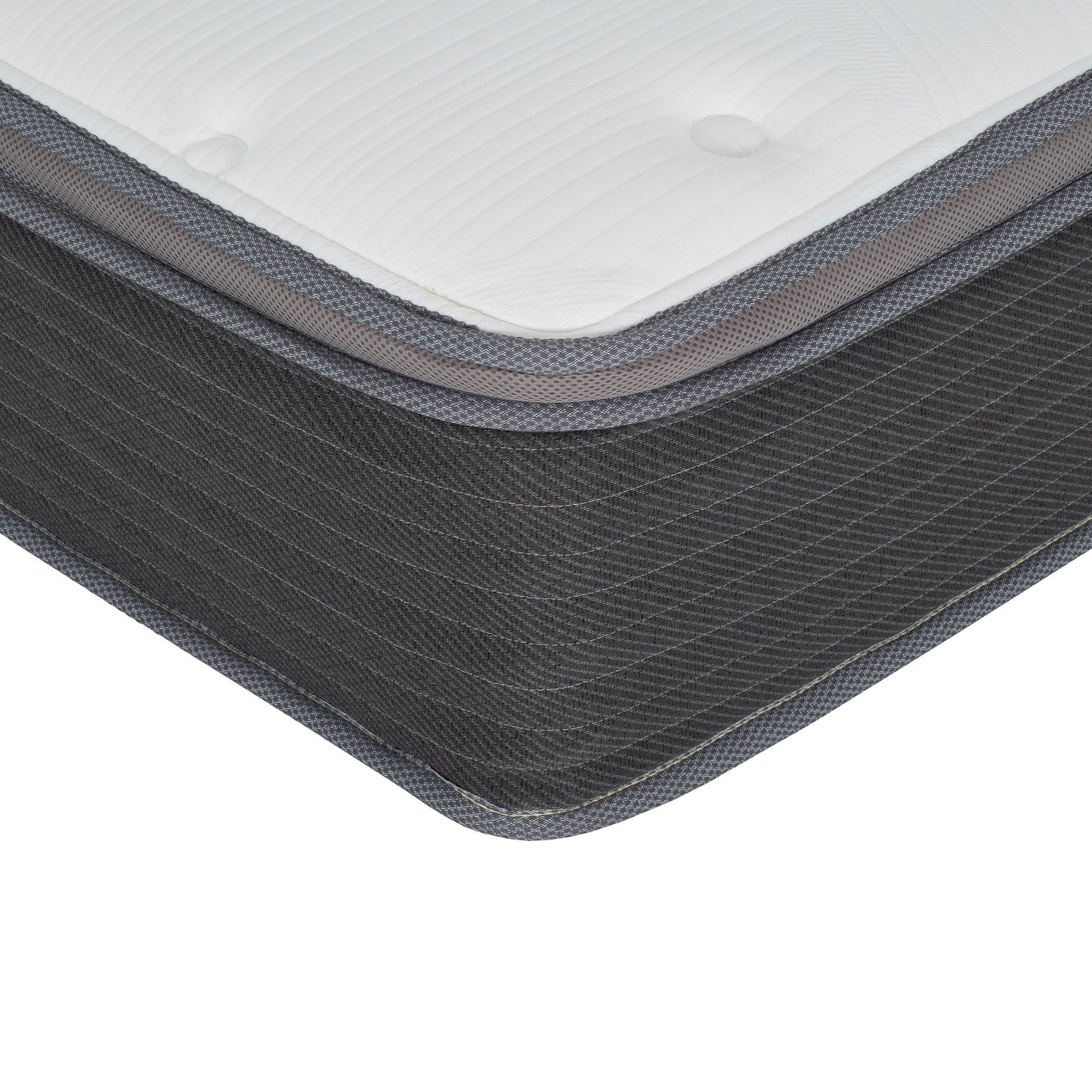 Materasso ibrido a molle insacchettate da 10 pollici in una scatola, materasso in memory foam in gel