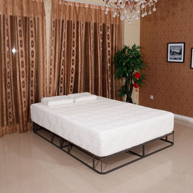 Materasso in memory foam COOL da 12 pollici, mediamente rigido, con 2 cuscini, matrimoniale