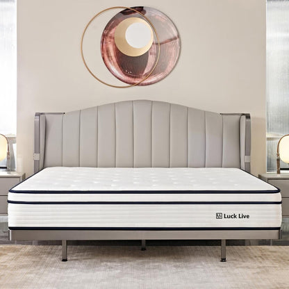 Materasso a molle insacchettate indipendenti in memory foam gel da 10 pollici in una scatola