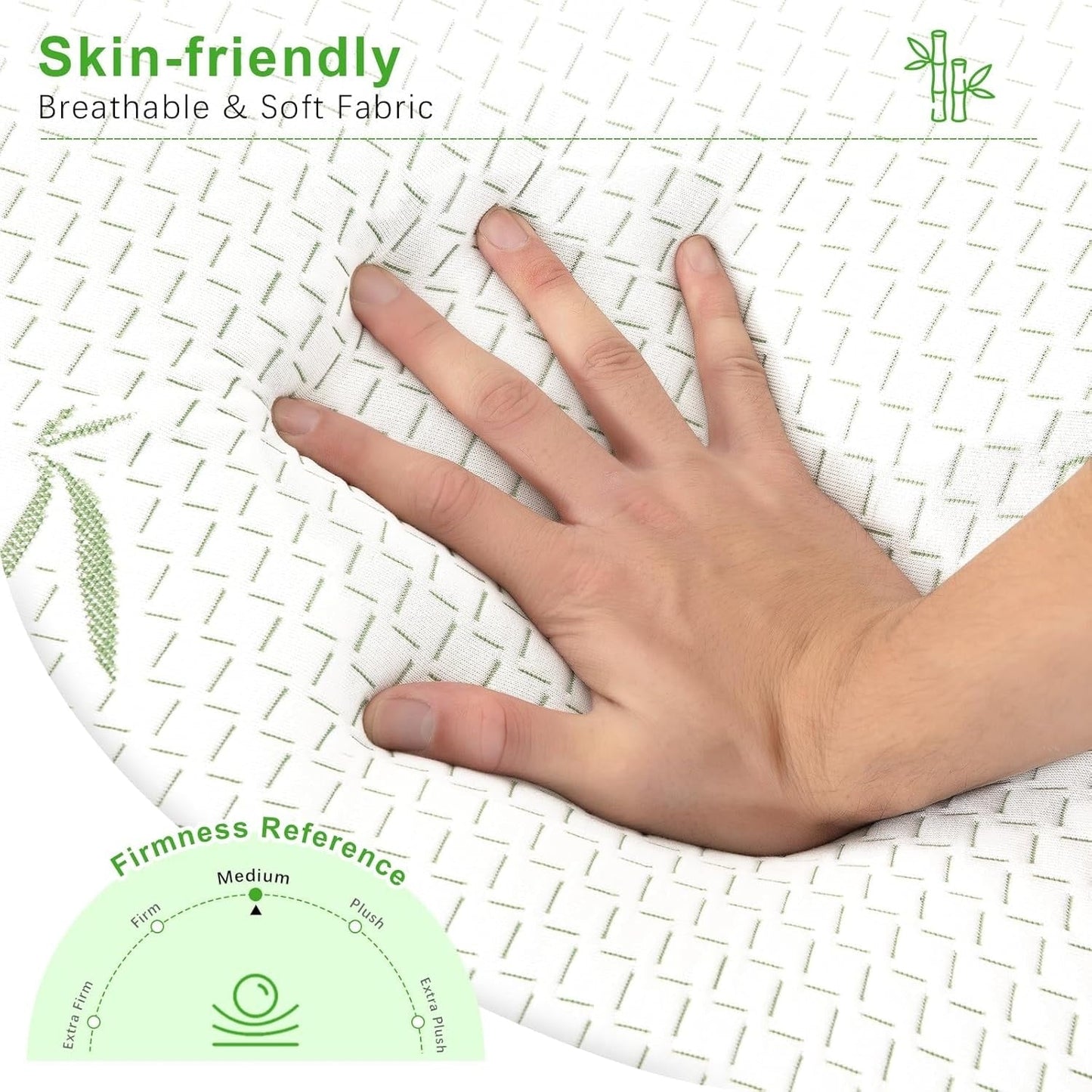 Materasso in memory foam gel da 10 pollici in una scatola, isolamento del movimento con sollievo dalla pressione media