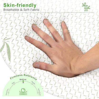 Materasso in memory foam gel da 10 pollici in una scatola, isolamento del movimento con sollievo dalla pressione media