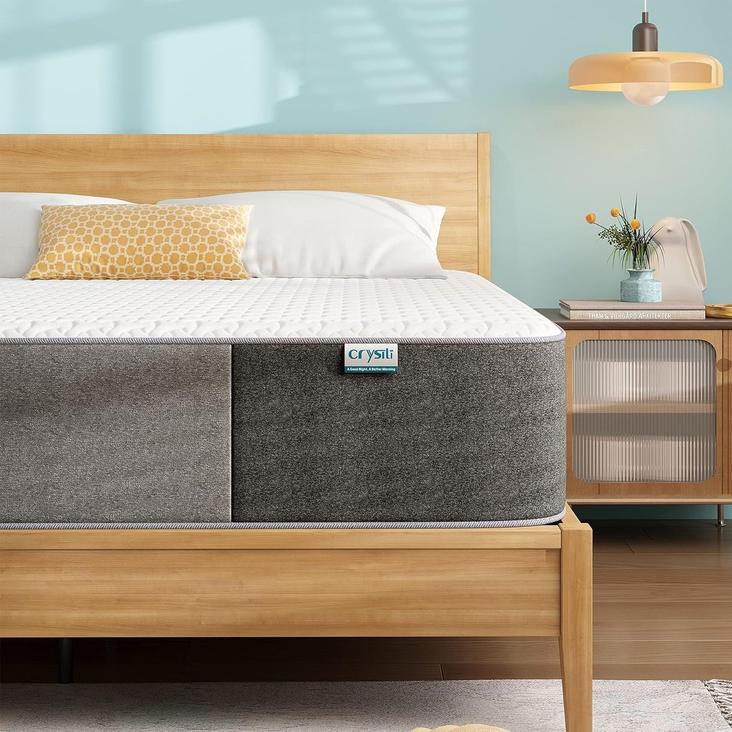 Materasso in memory foam da 10 pollici in una scatola