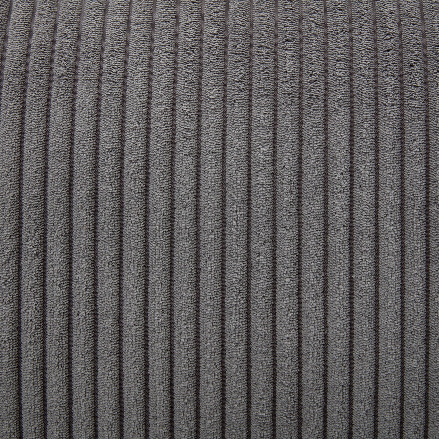 Divano a 3 posti imbottito in velluto a coste 105 con cuscini posteriori rimovibili e 5 cuscini per soggiorno