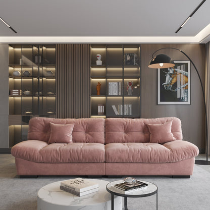 Divano a due posti Minimalism Cloud da 105'' con due cuscini