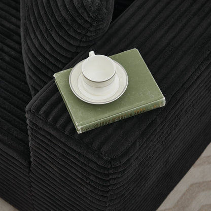 Divano componibile 106 Cloud a forma di L con chaise longue rivolta a sinistra, divano modulare moderno con seduta profonda per soggiorno, non richiede montaggio