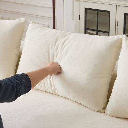 Divano modulare extra profondo 108X68 ​​pollici