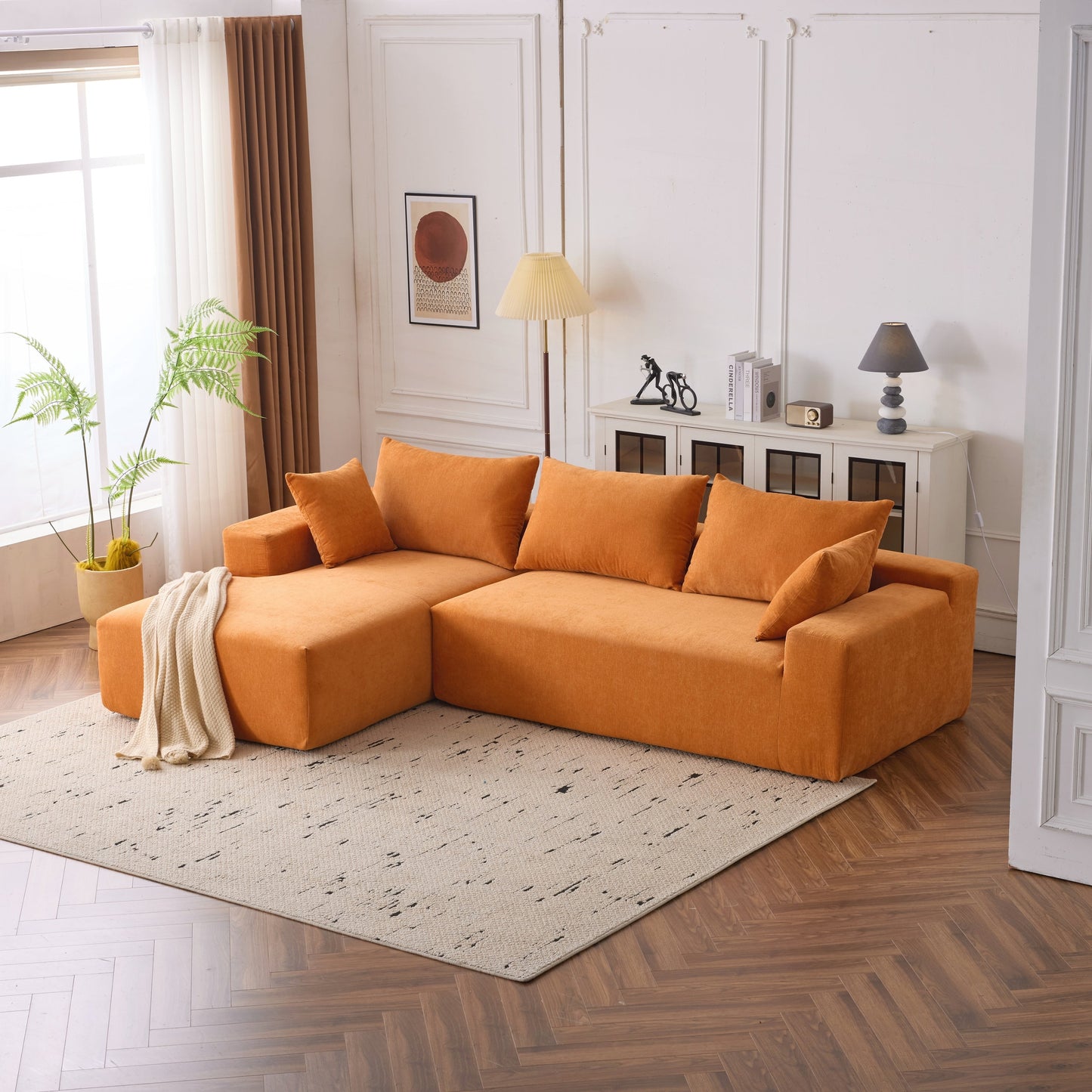 Divano modulare extra profondo 108X68 ​​pollici