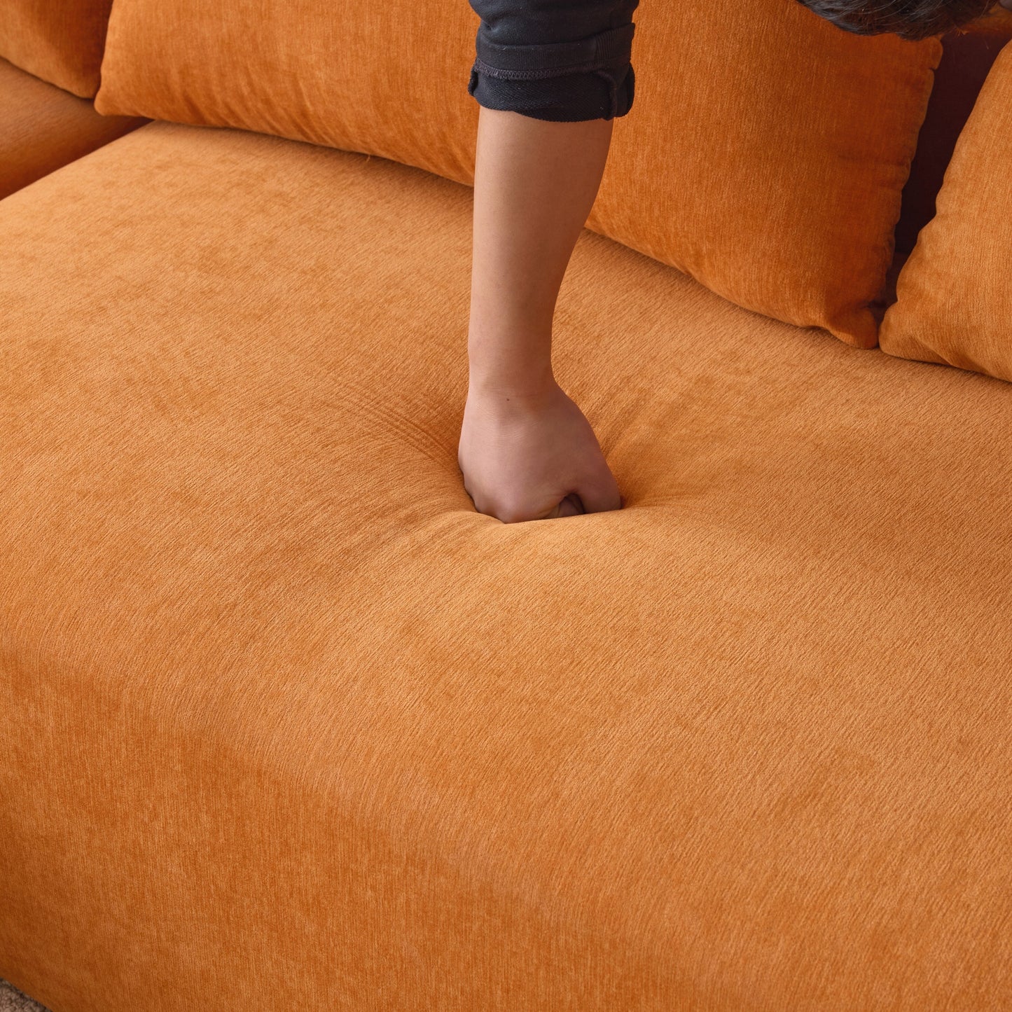 Divano modulare extra profondo 108X68 ​​pollici