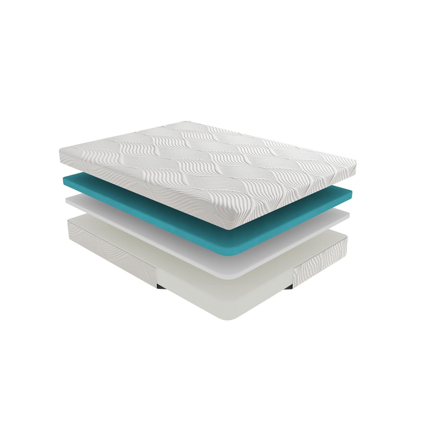 Materasso in memory foam con infusione di gel per 10 letti in una scatola