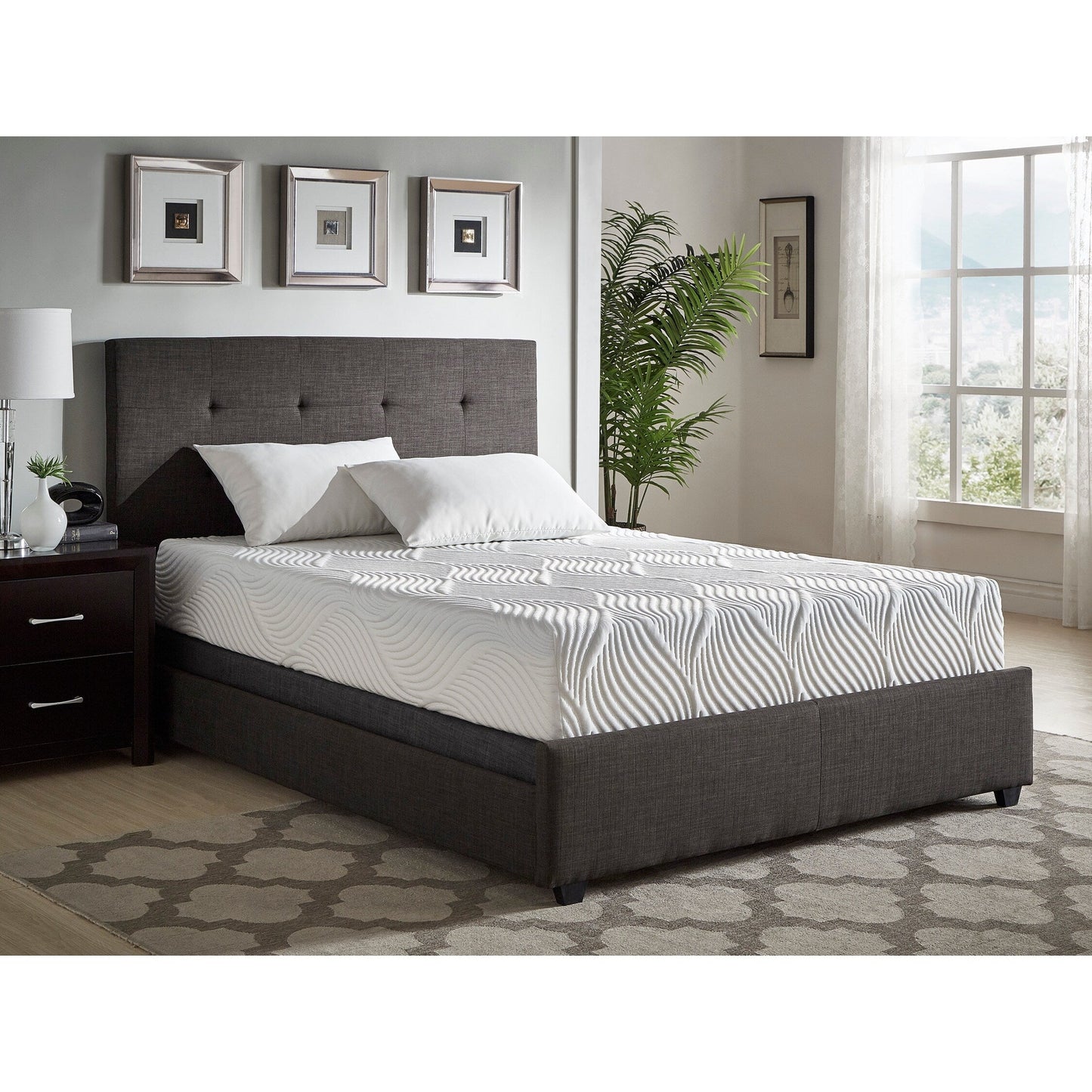 Materasso in memory foam con infusione di gel per 10 letti in una scatola