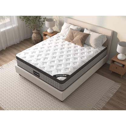 Assemblato negli Stati Uniti - Materasso ibrido 10 Diamond con molle insacchettate e memory foam Cool Gel