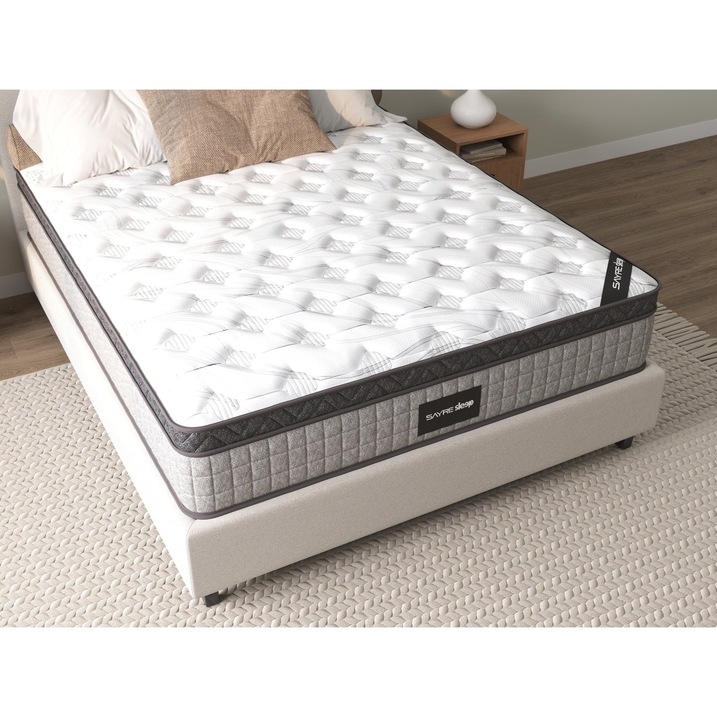 Assemblato negli Stati Uniti - Materasso ibrido 10 Diamond con molle insacchettate e memory foam Cool Gel