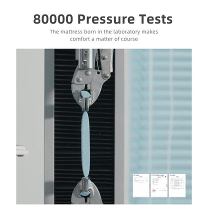 Materasso a molle insacchettate indipendenti in memory foam gel da 10 pollici in una scatola