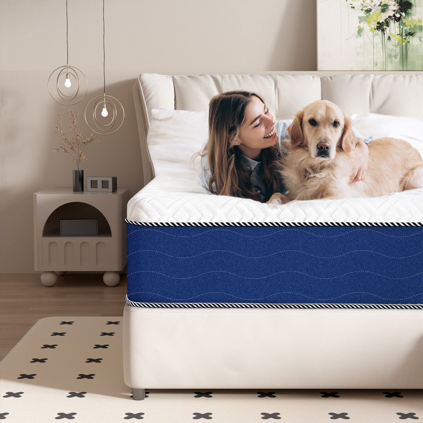 10 materassi in schiuma media in scatola