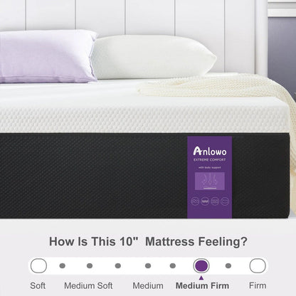 10 Materassi in memory foam medio antirumore con infusione di Ge