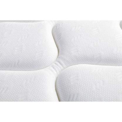 Materasso a molle insacchettate in memory foam con 10 molle insacchettate in gel con parte superiore stretta