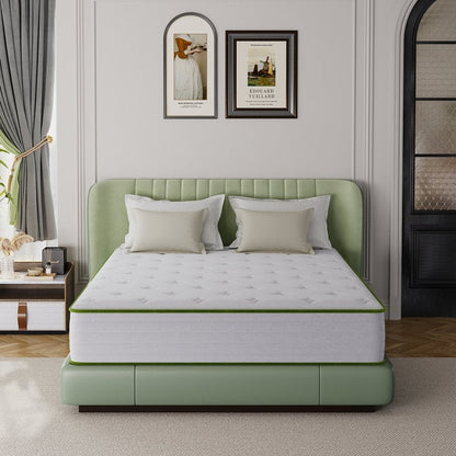 Materassi ibridi in memory foam rinfrescante Plush Comfort Level da 10'' in una scatola