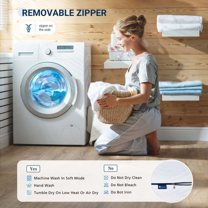 Materasso in memory foam gel medio da 10'' in una scatola con fodera staccabile