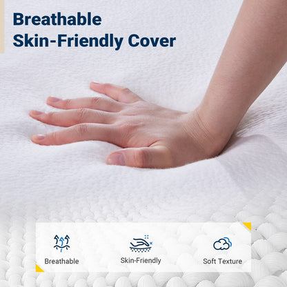 Materasso in memory foam gel medio da 10''