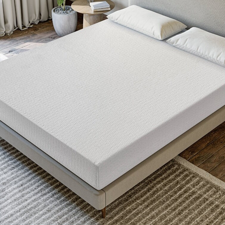 Materasso in memory foam gel medio da 10'' con infuso di tè verde