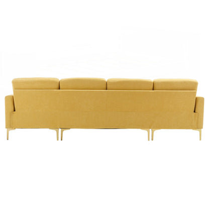 Divano componibile convertibile a L da 110 pollici