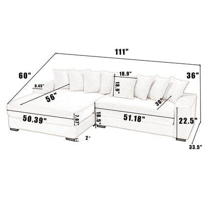 111.4 Divano in flanella verde, elegante scelta di rifugio - compagno ideale per soggiorno, camera da letto, ufficio