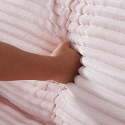 Divano in velluto a coste nero da 112 pollici: due cuscini, quattro schienali, per un nuovo stile per la zona relax del soggiorno