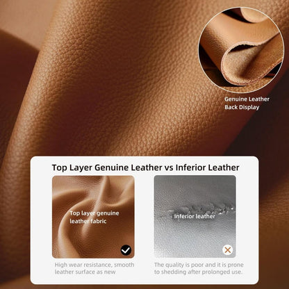 Divano reclinabile elettrico in pelle vegana da 112,5'' con porta di ricarica USB