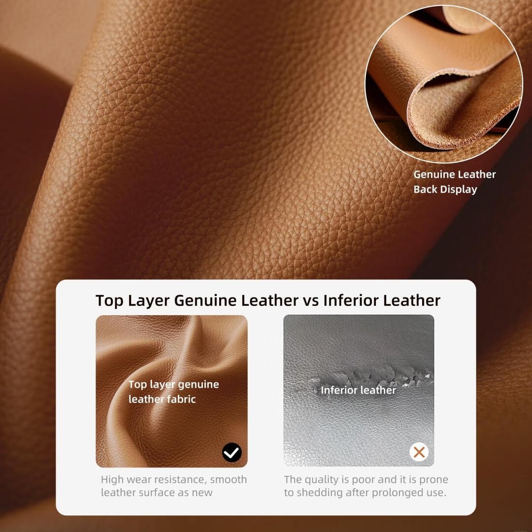 Divano reclinabile elettrico in pelle vegana da 112,5'' con porta di ricarica USB