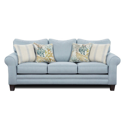 Divano fisso con braccioli rotondi Labyrinth Sky