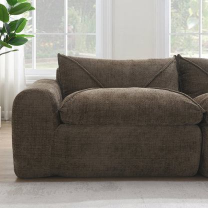 Divano completamente compresso da 116 pollici con schiuma ad alta densità